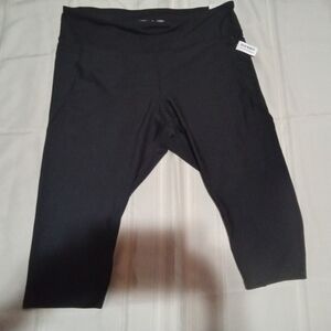 Old Navy Black Adult Crop Leggings Size 4xl New